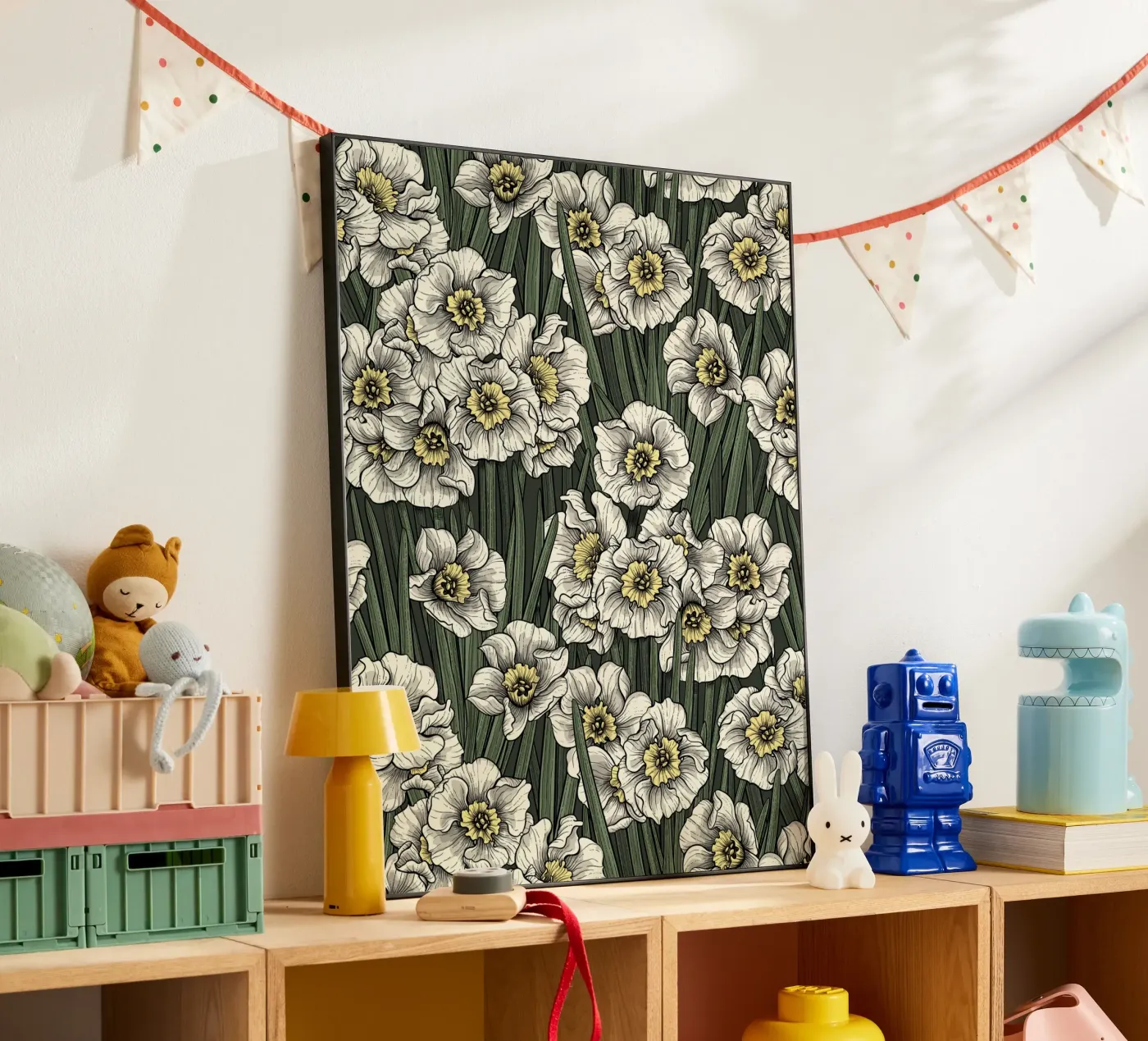 Daffodils forex plate by Painted Nature