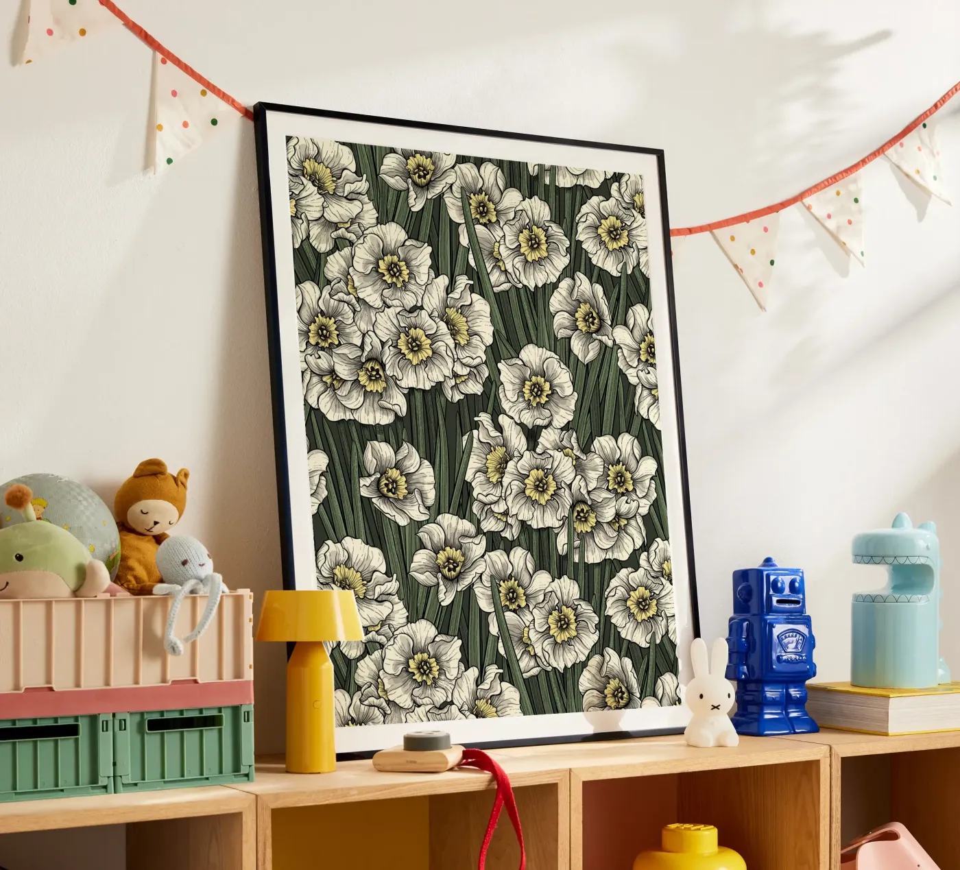 Daffodils poster van Painted Nature
