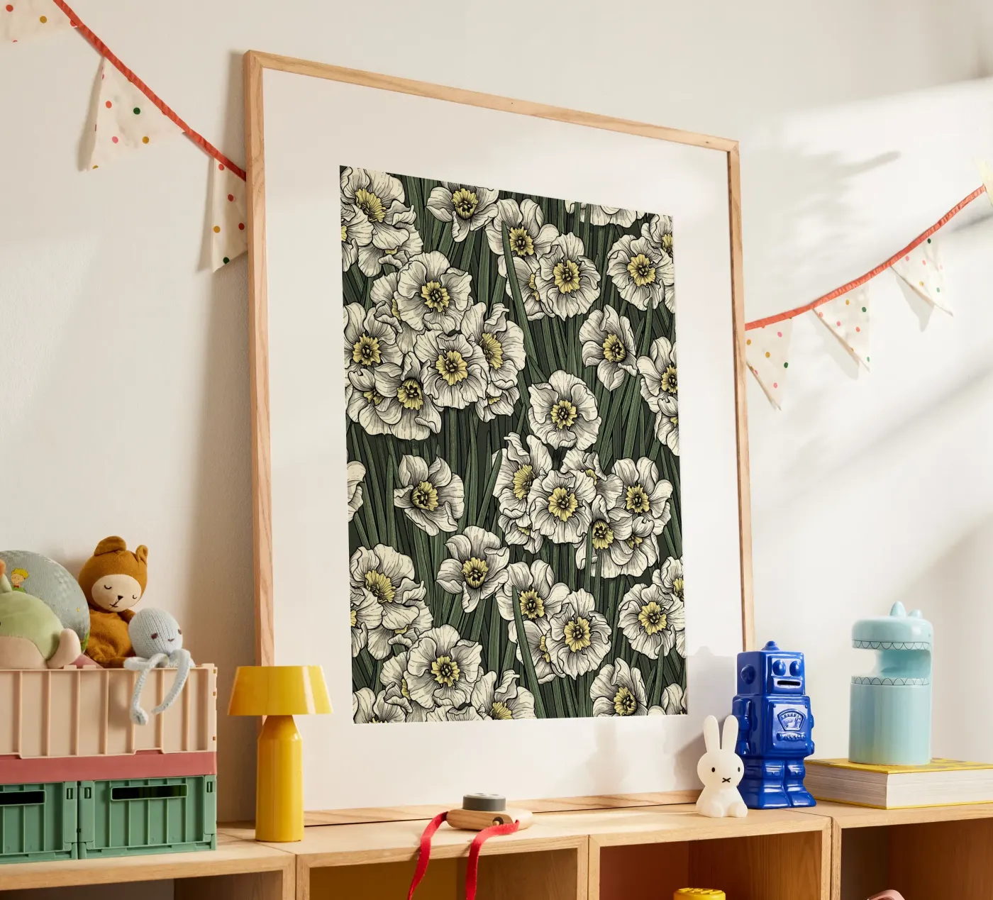 Daffodils poster van Painted Nature