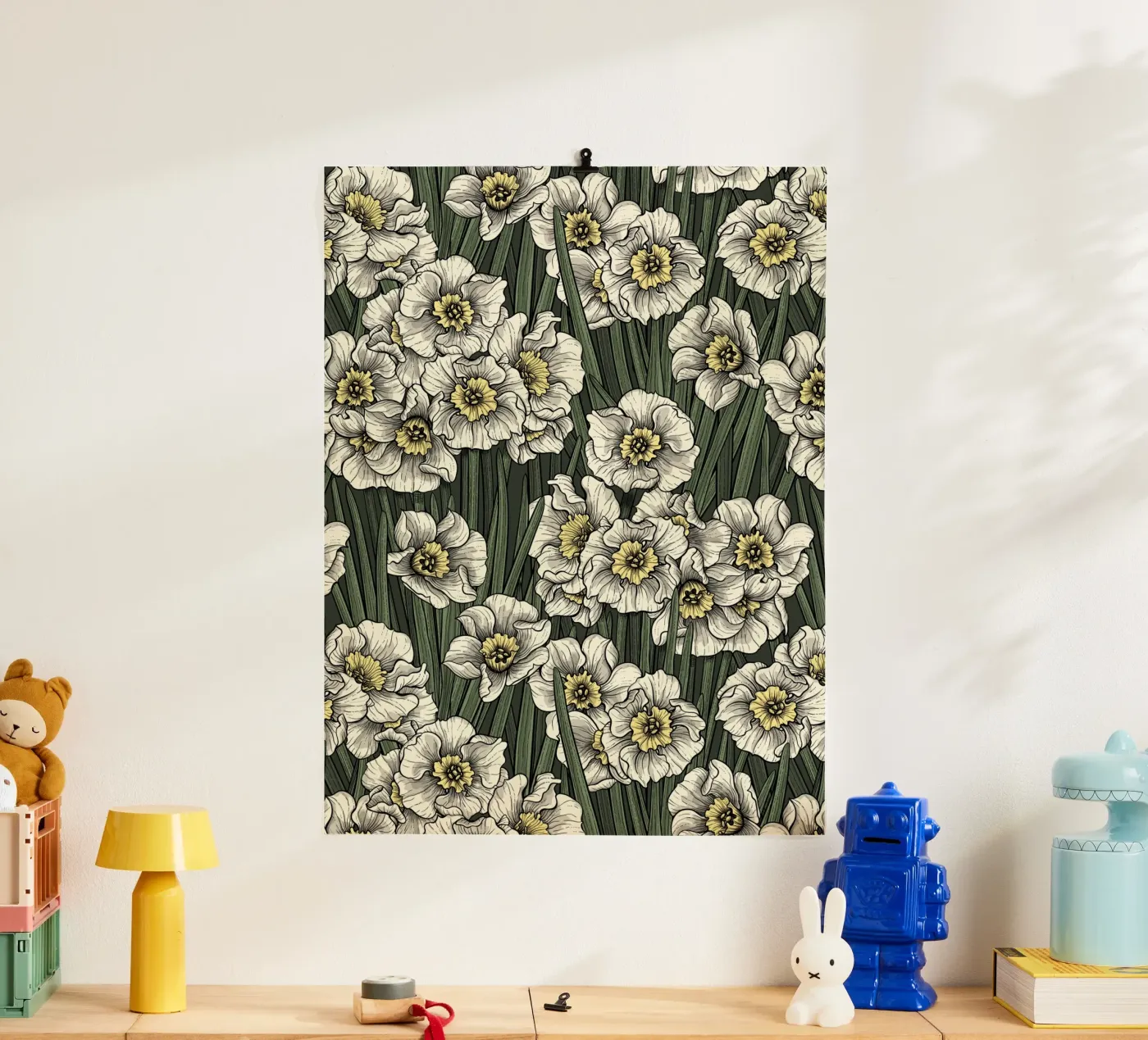 Daffodils poster van Painted Nature