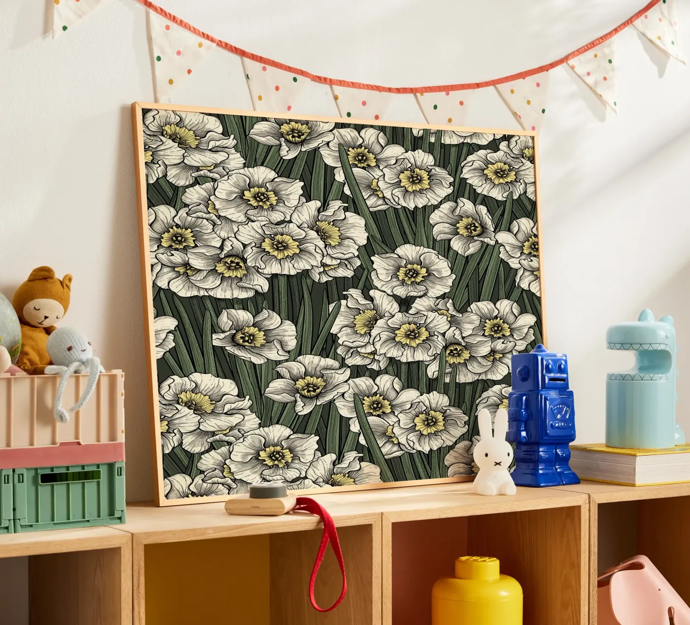 Daffodils poster van Painted Nature