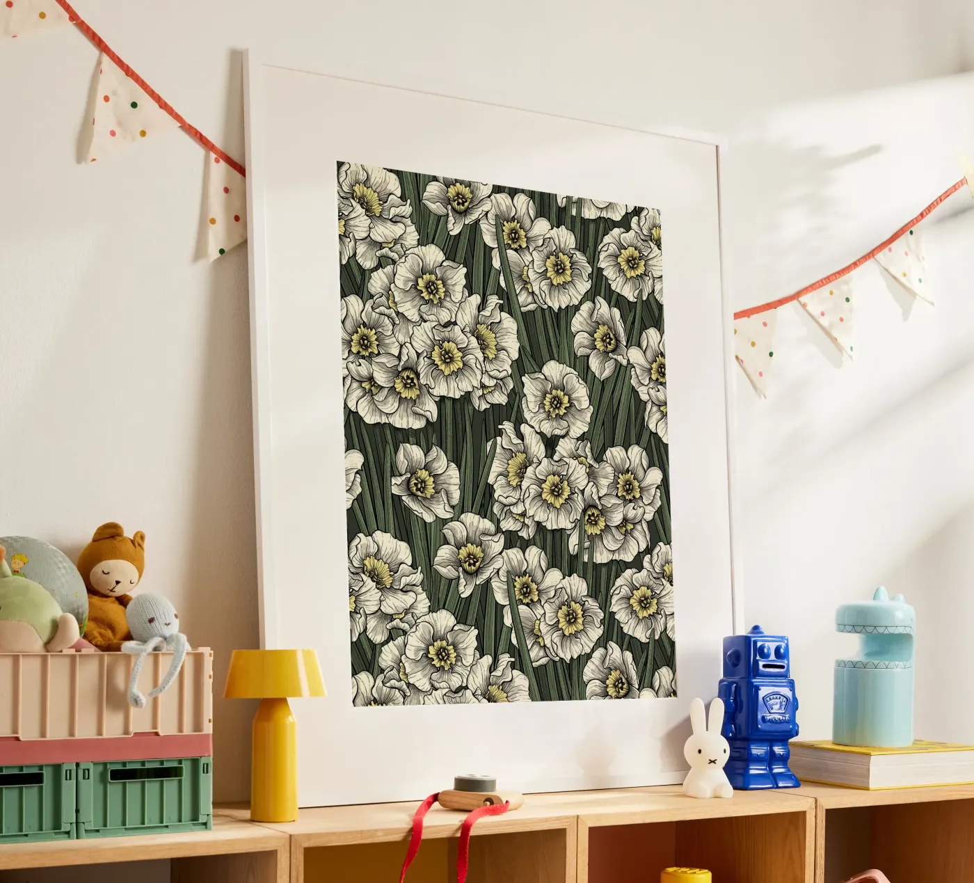 Daffodils poster van Painted Nature