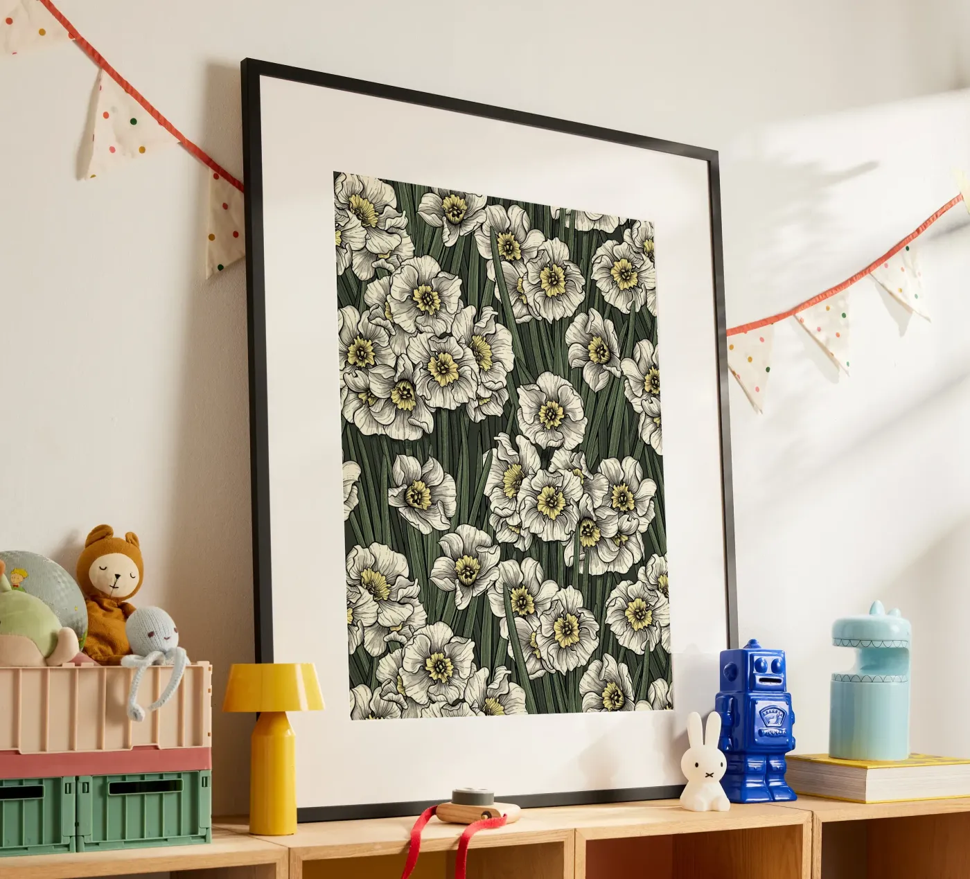 Daffodils poster van Painted Nature