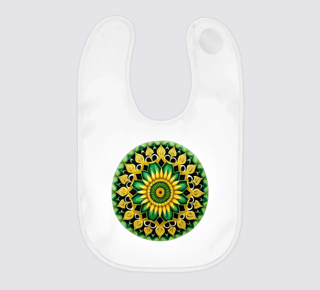 Mandala verde bavaglino da Spiritual Touch