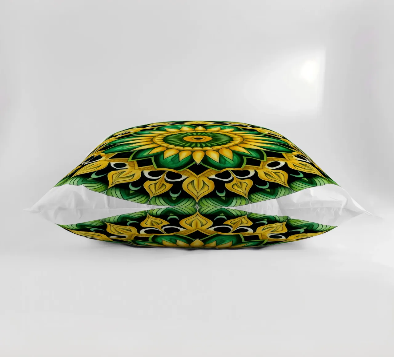 Mandala verde cuscino da Spiritual Touch