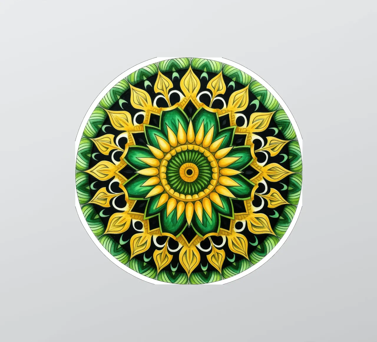 Green Mandala sticker by Spiritual Touch