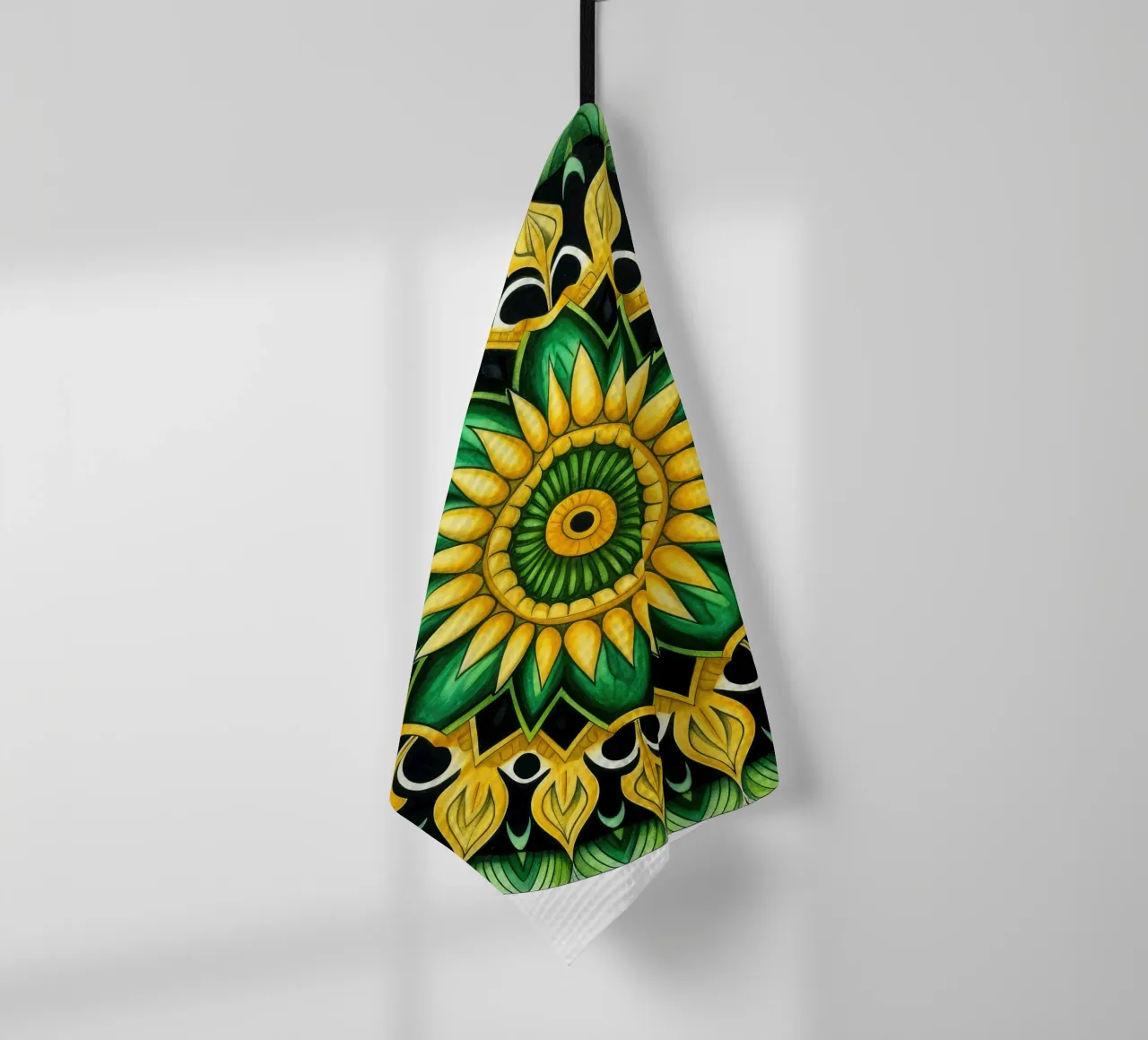 Mandala vert torchon de Spiritual Touch