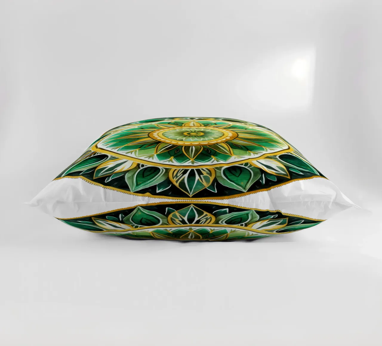Mandala verde cuscino da Spiritual Touch