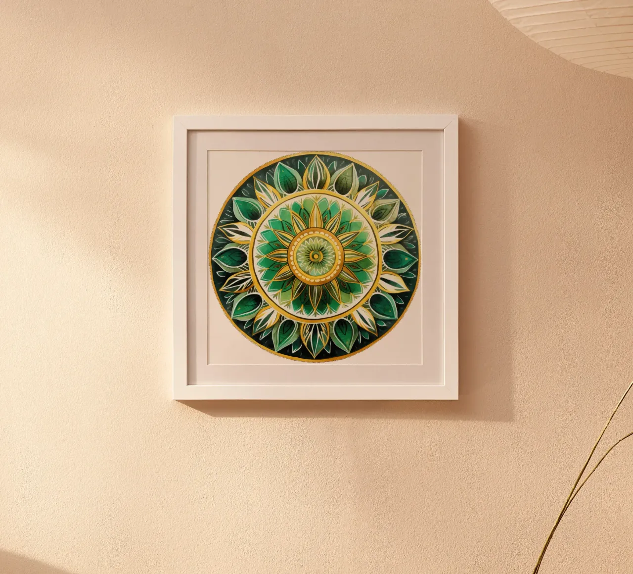 Mandala verde poster da Spiritual Touch