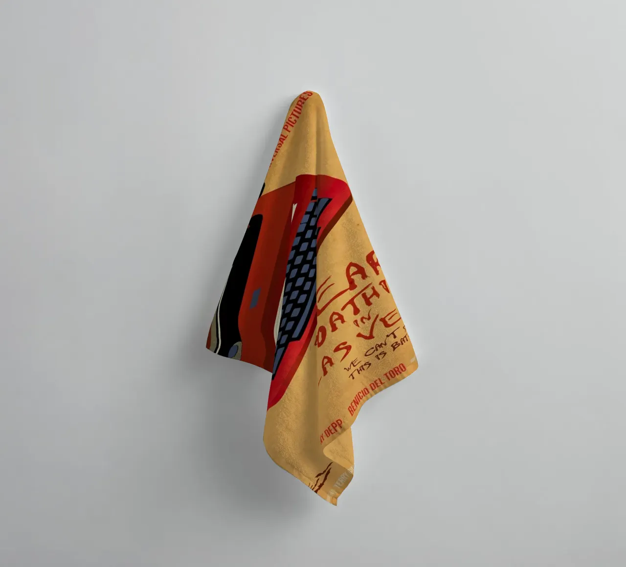 We can't stop here, this is bat country! towel by Aycan Elijah Yilmaz