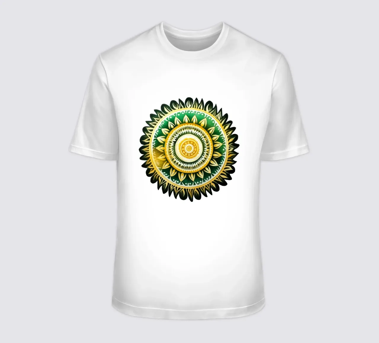 Green Mandala t-shirt by Spiritual Touch