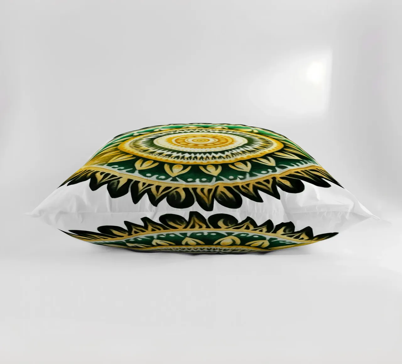 Mandala verde cuscino da Spiritual Touch