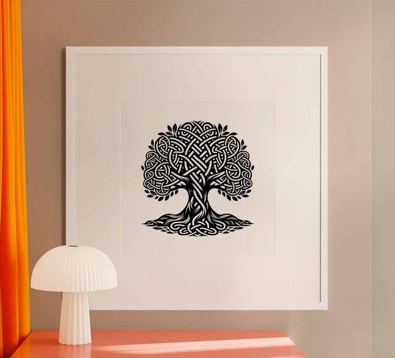Albero della vita in bianco e nero carta hahnemühle da Spiritual Touch