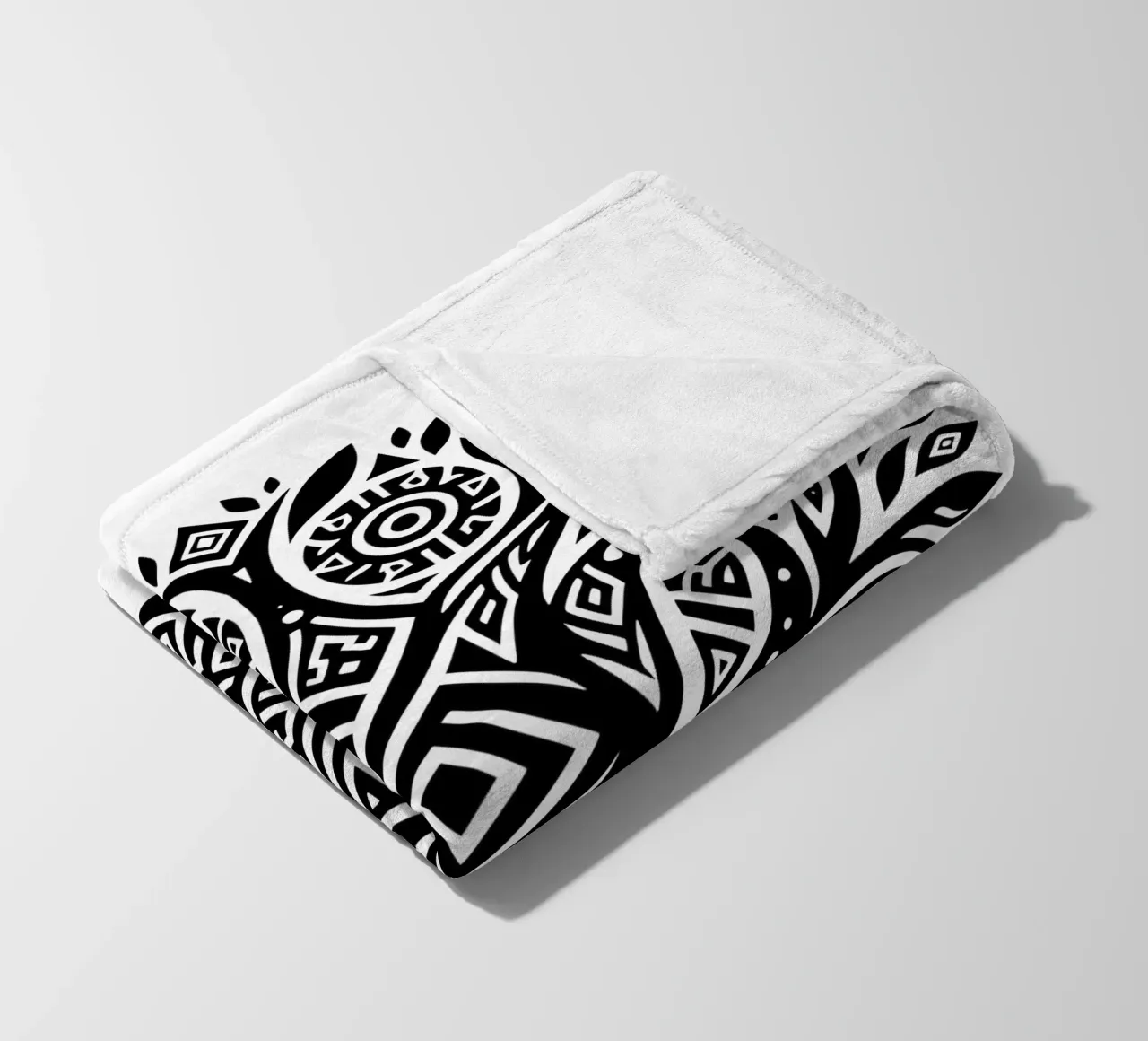 Albero della vita in bianco e nero coperta in pile da Spiritual Touch