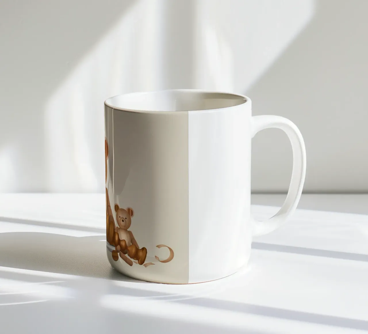 Famiglia di orsi in legno con scalpello per la tornitura del legno tazza in ceramica da namosh