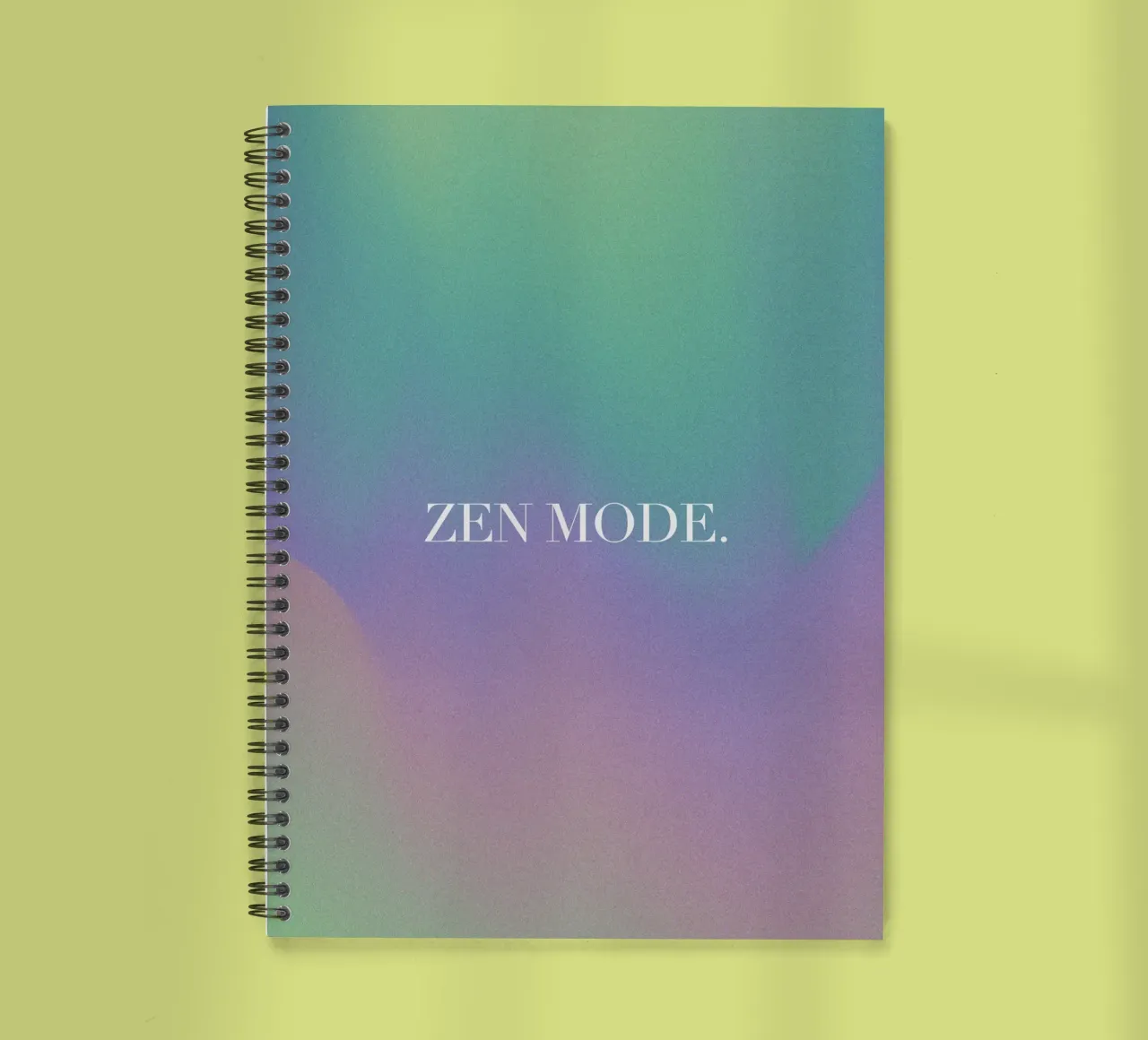 Zen Mode No 08 spiral notebook by treechild