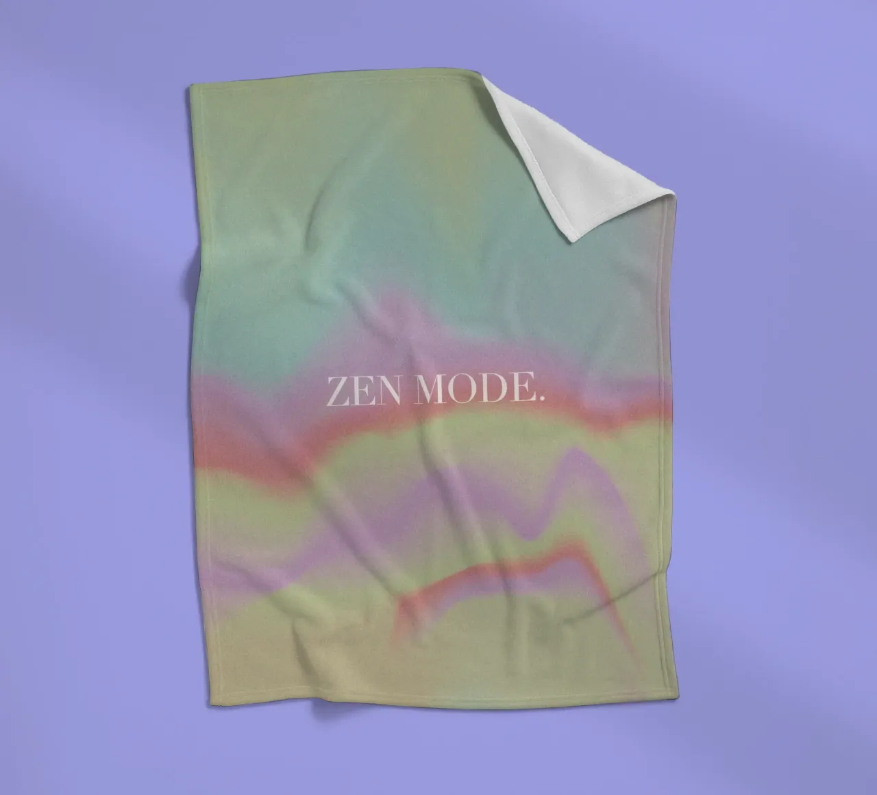 Zen Mode No 10 coperta in pile da treechild