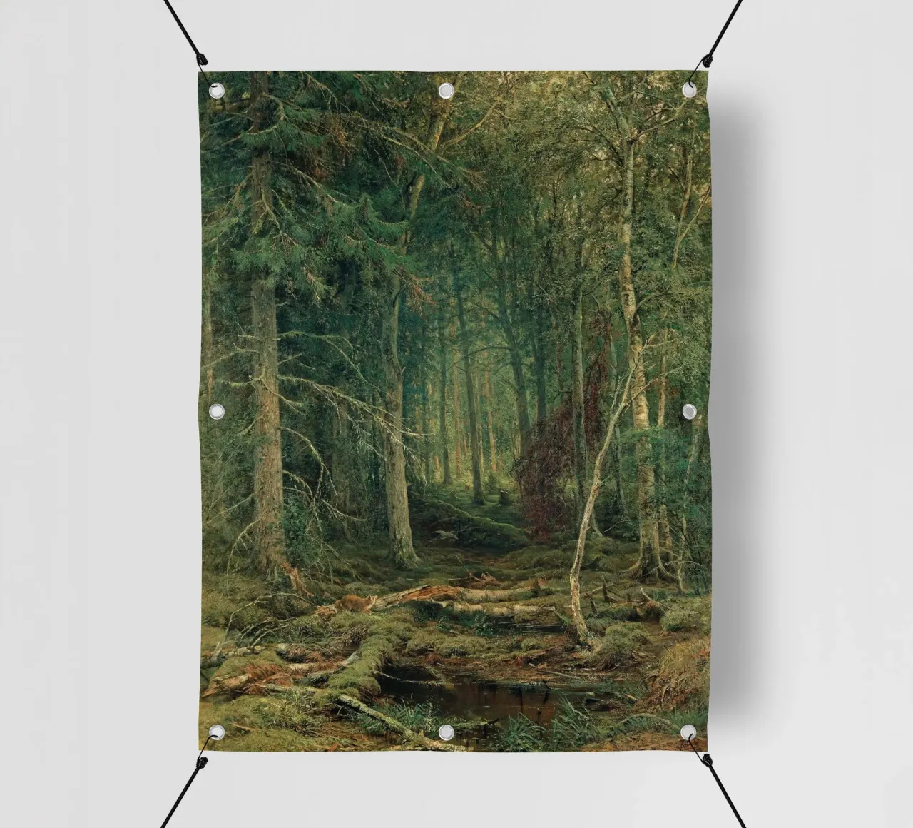 Ivan Shishkin - Boschi di retrovia, 1872 telo in pvc da William Store