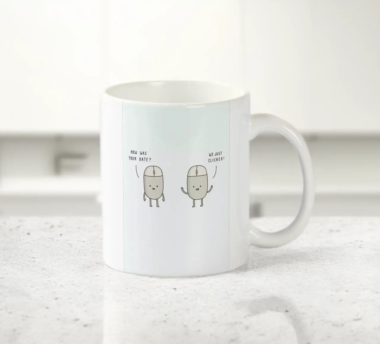 We Just Clicked tazza in ceramica da Jaco Haasbroek