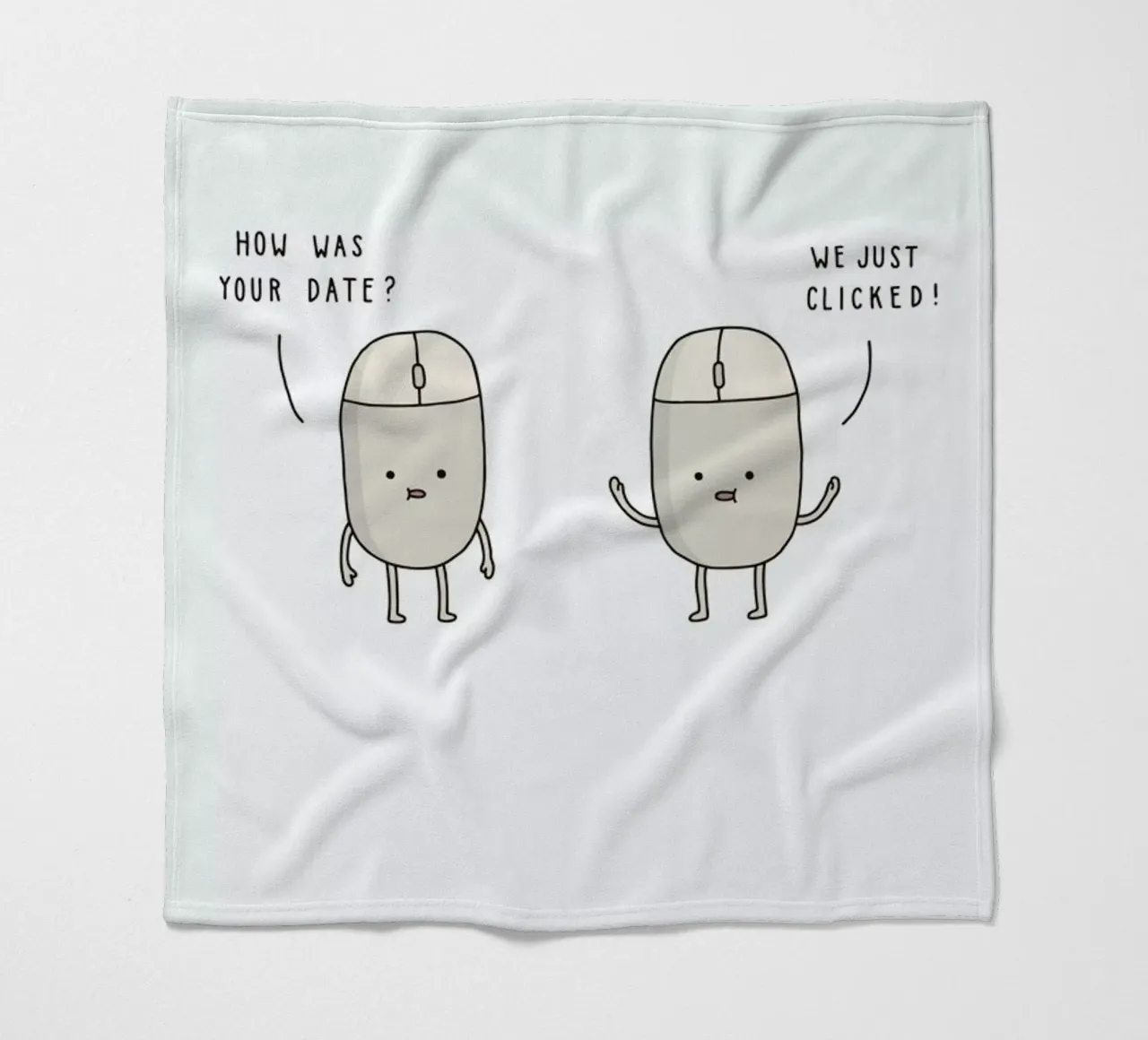 We Just Clicked fleece blanket by Jaco Haasbroek