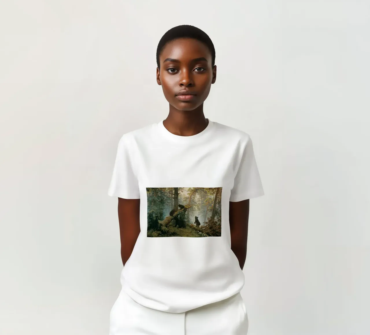 Ivan Shishkin - Mattina in una pineta t-shirt da William Store