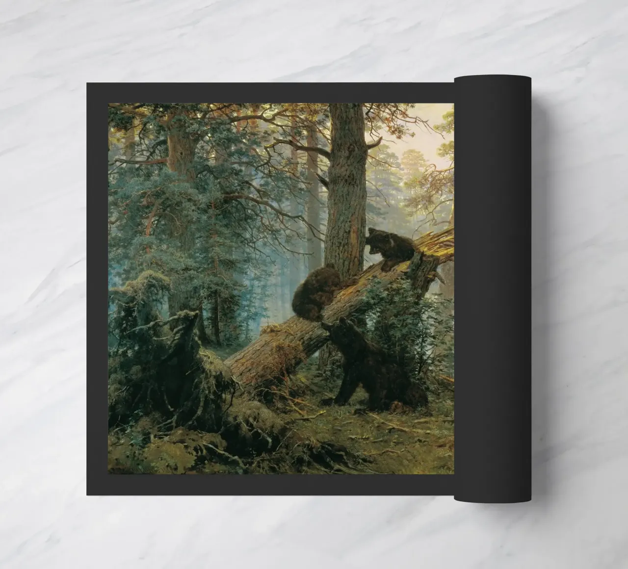 Ivan Shishkin - Mattina in una pineta zerbino da William Store