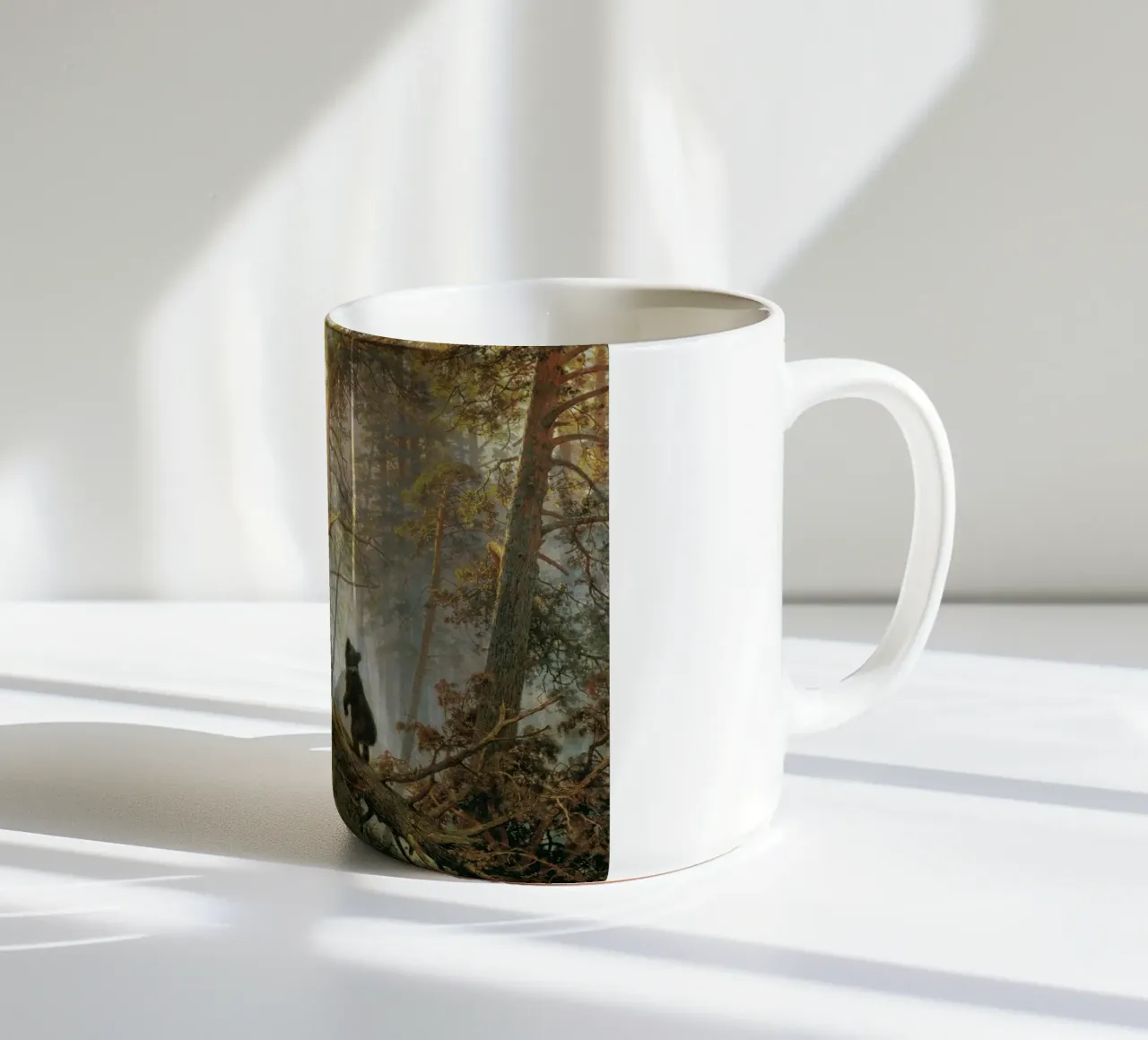 Ivan Shishkin - Mattina in una pineta tazza in ceramica da William Store
