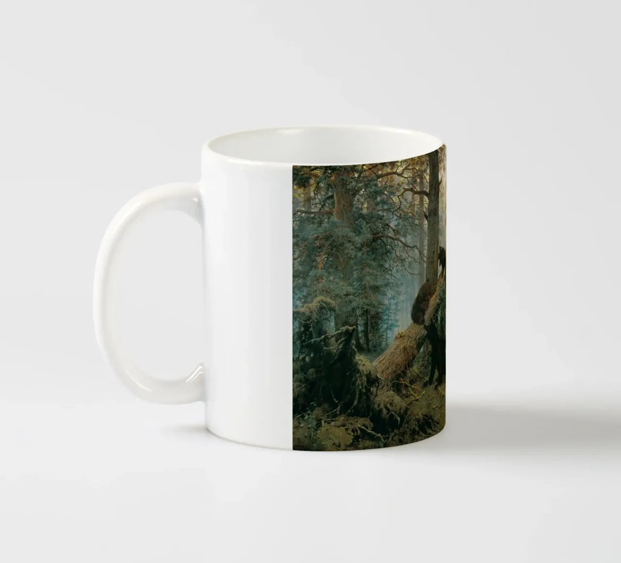 Ivan Shishkin - Mattina in una pineta tazza in ceramica da William Store