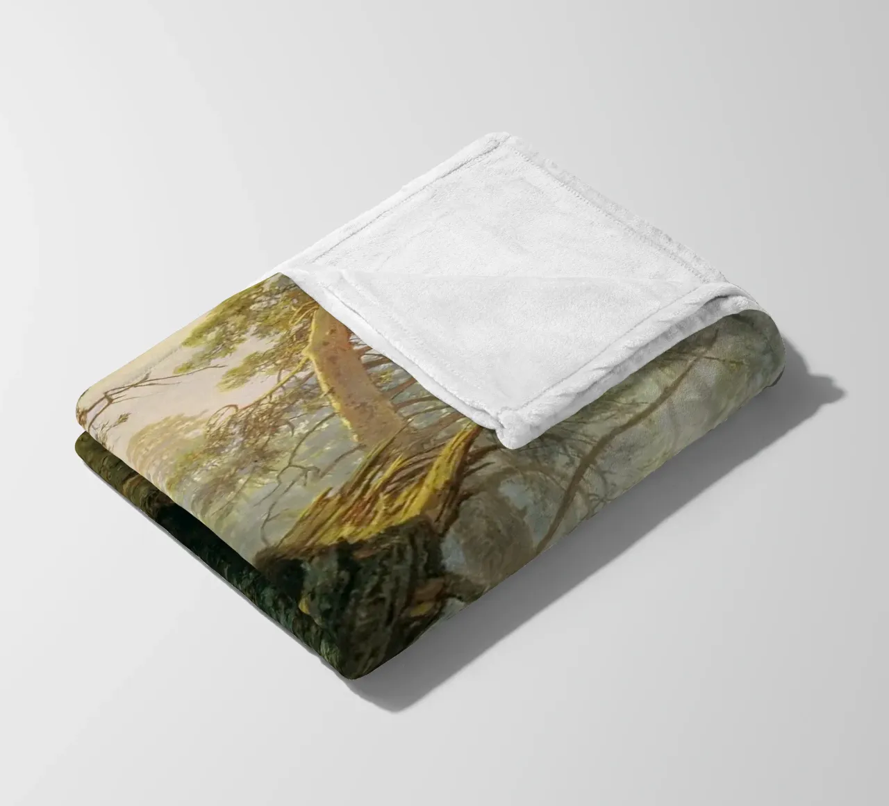 Ivan Shishkin - Mattina in una pineta coperta in pile da William Store