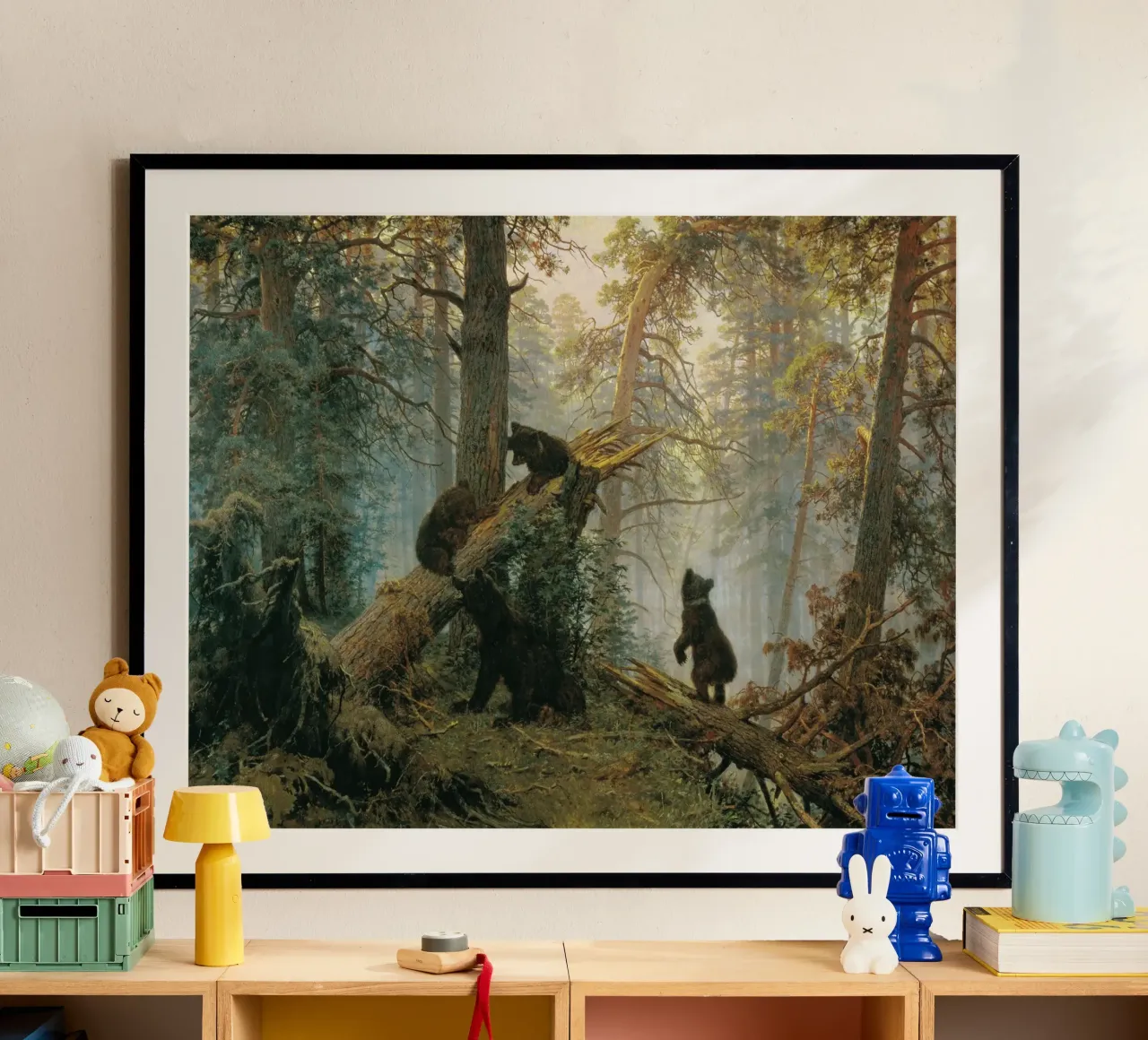 Ivan Shishkin - Mattina in una pineta carta hahnemühle da William Store