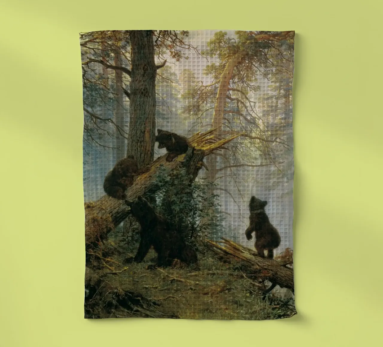 Ivan Shishkin - Mattina in una pineta canovaccio da cucina da William Store