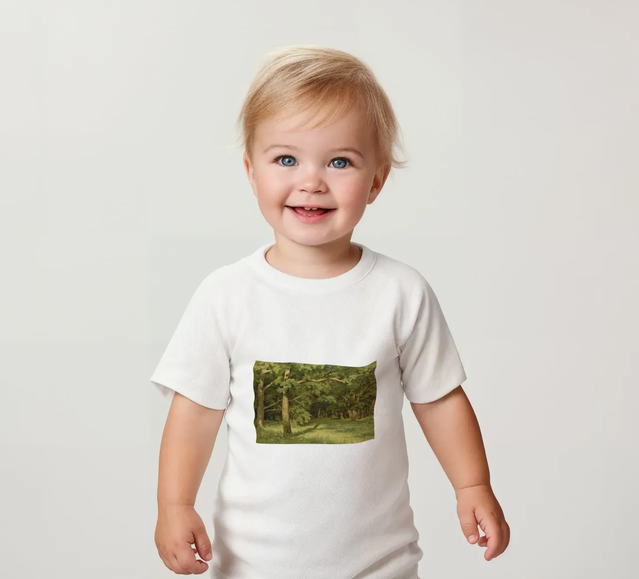 Ivan Sjisjkin - De open plek in het bos, 1896 baby t-shirt van William Store
