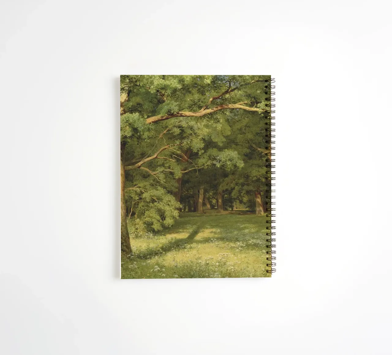 Ivan Shishkin - The Forest Clearing, 1896 spiral notebook by William Store