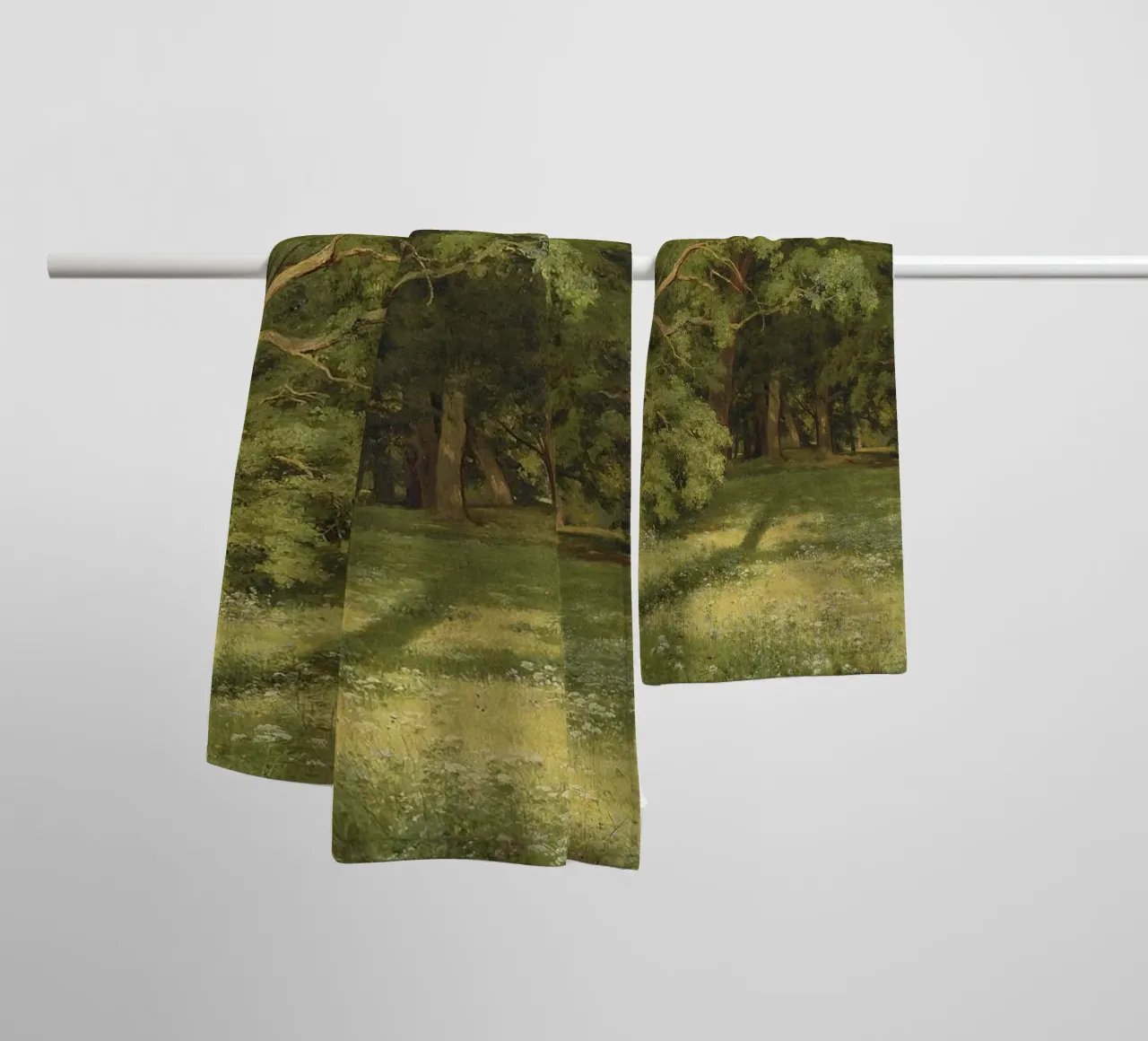 Ivan Sjisjkin - De open plek in het bos, 1896 badhanddoek van William Store
