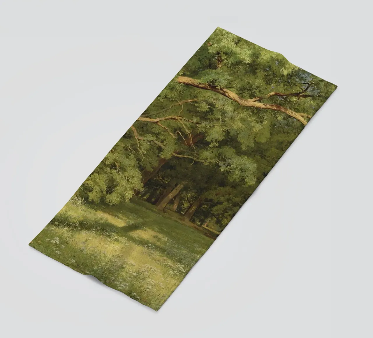 Ivan Shishkin - The Forest Clearing, 1896 beach towel by William Store