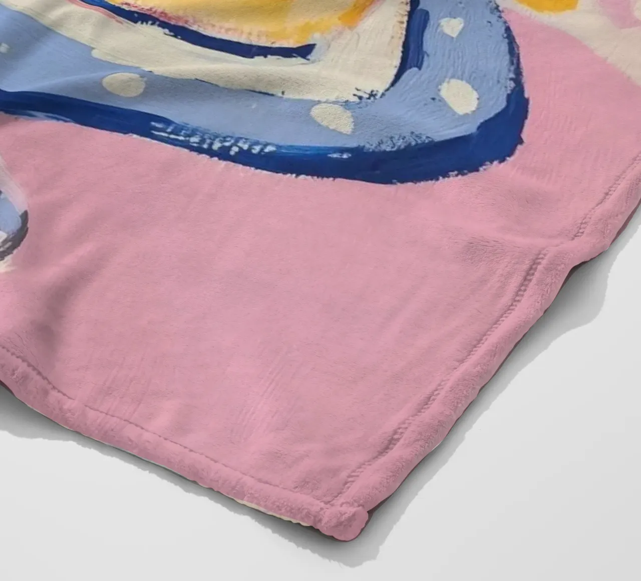 Fragole e biscotti coperta in pile da Melloi Art Print