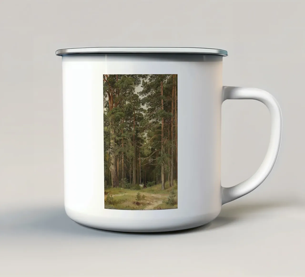 Ivan Shishkin - Un giorno d'estate, Merikiul tazza in smalto da William Store