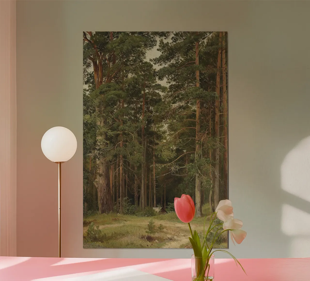 Ivan Shishkin - Un día de verano, Merikiul poster con marco de plástico de William Store