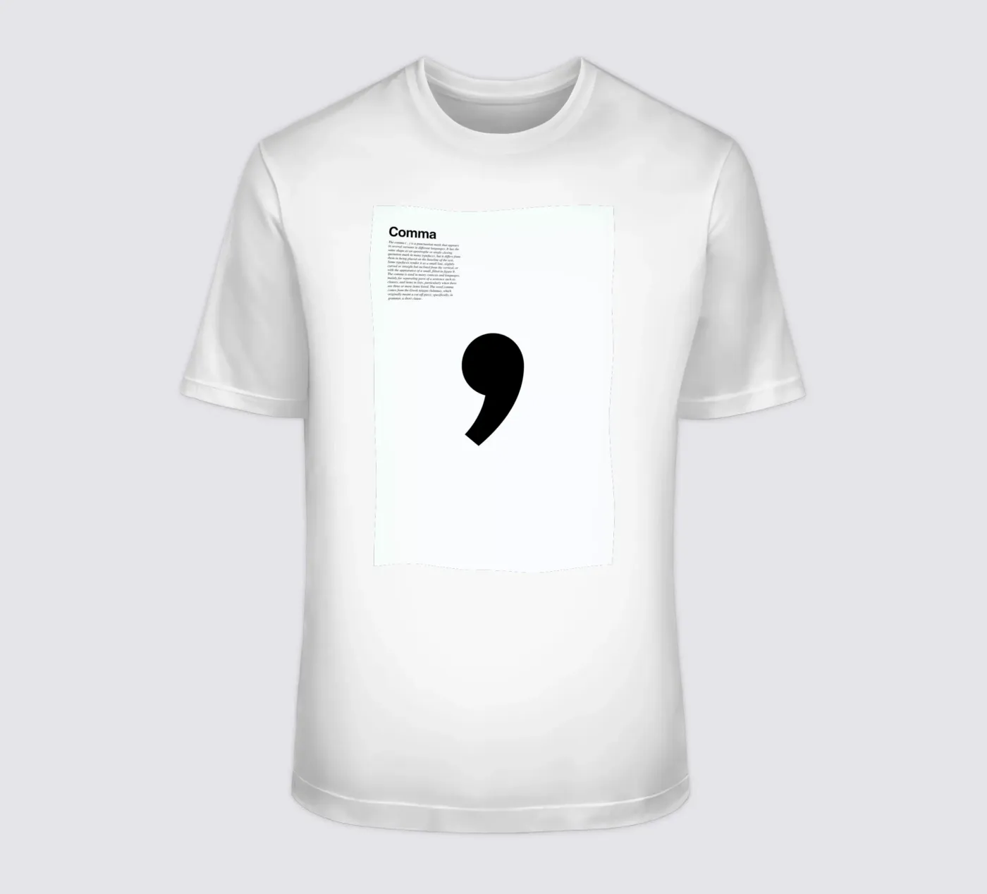 Comma t-shirt da LeDieg