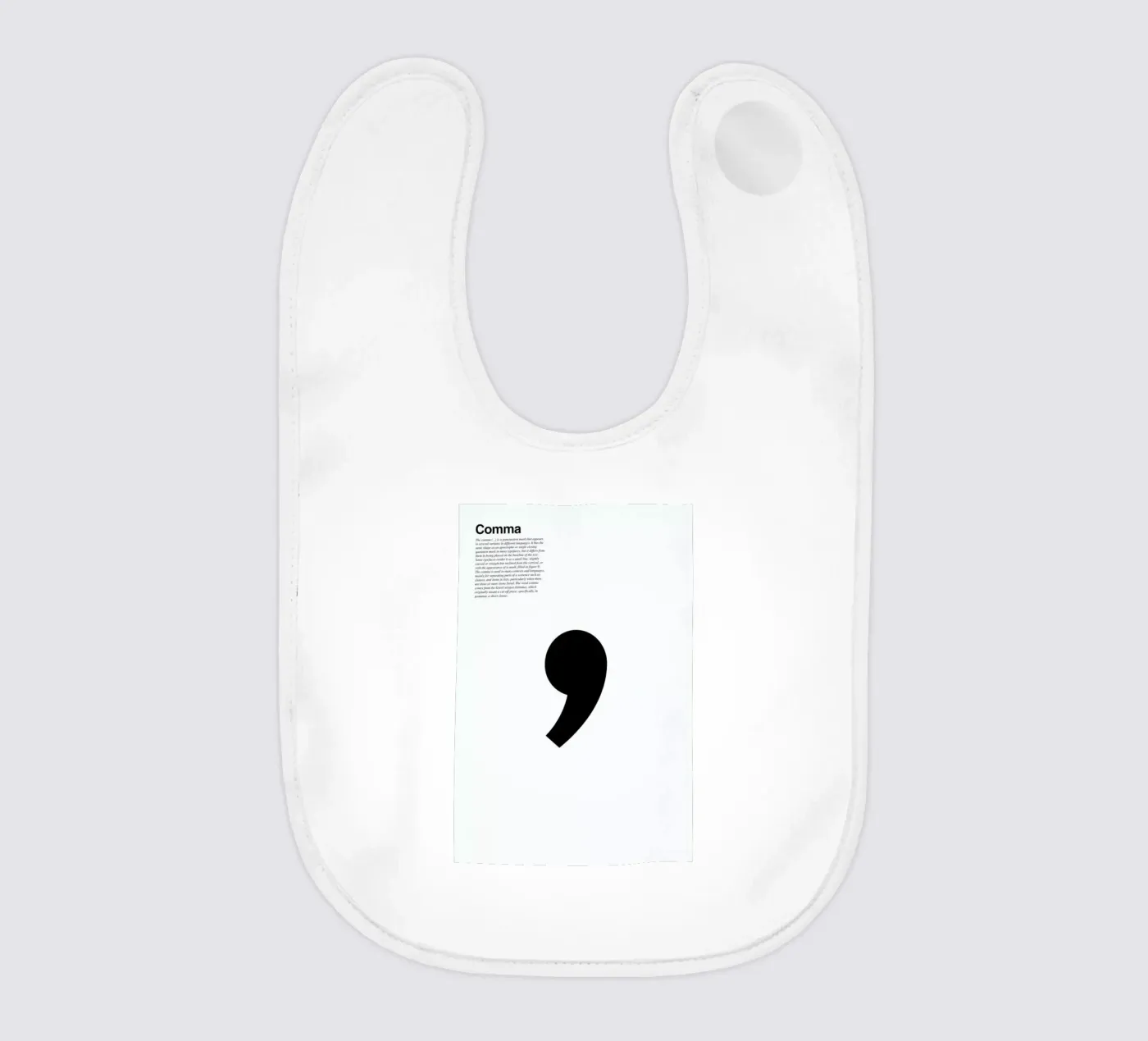 Comma bavoir de LeDieg