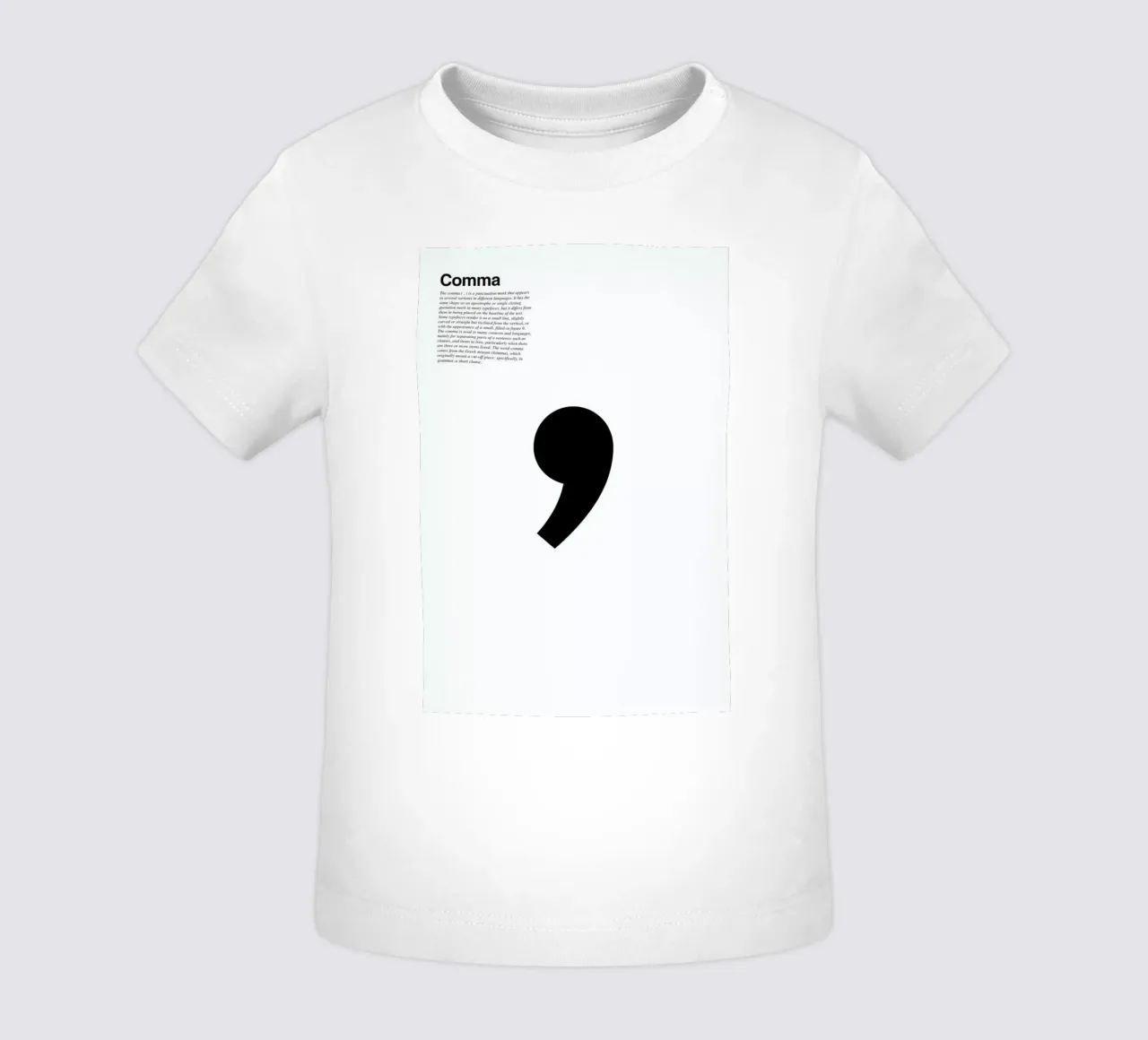 Comma maglietta neonato da LeDieg
