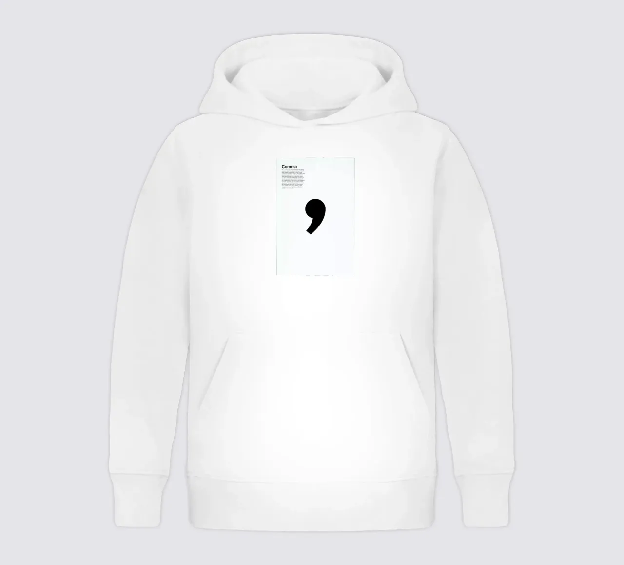 Comma felpa bambino con cappuccio da LeDieg