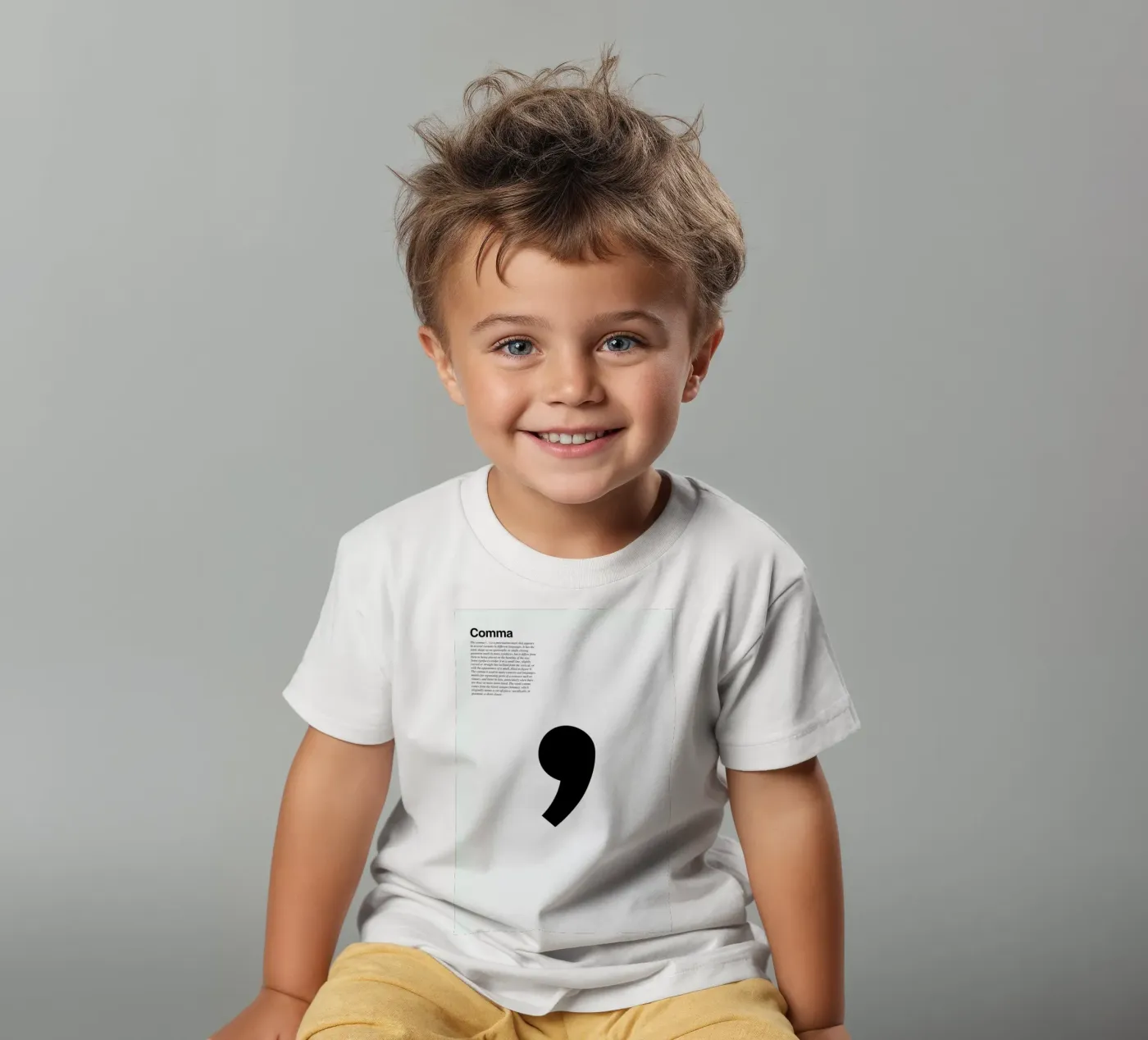 Comma t-shirt bambini da LeDieg