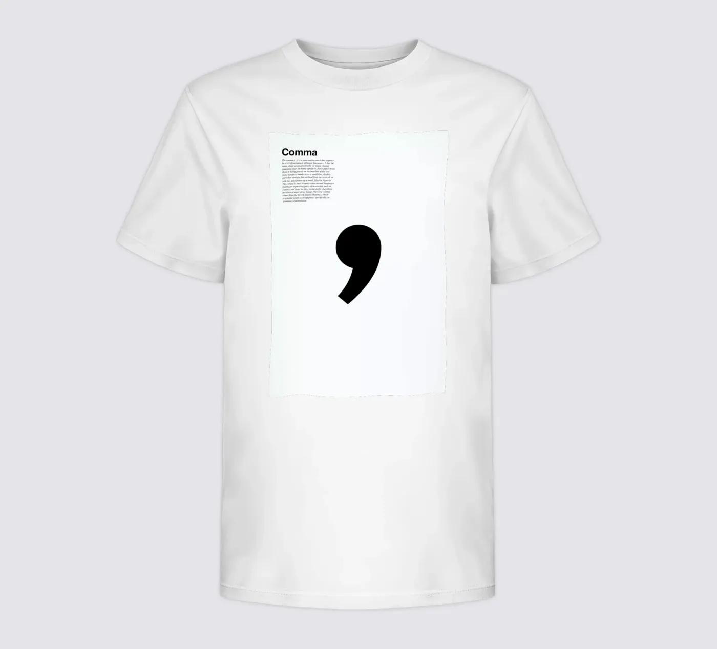 Comma Kinder T-Shirt von LeDieg