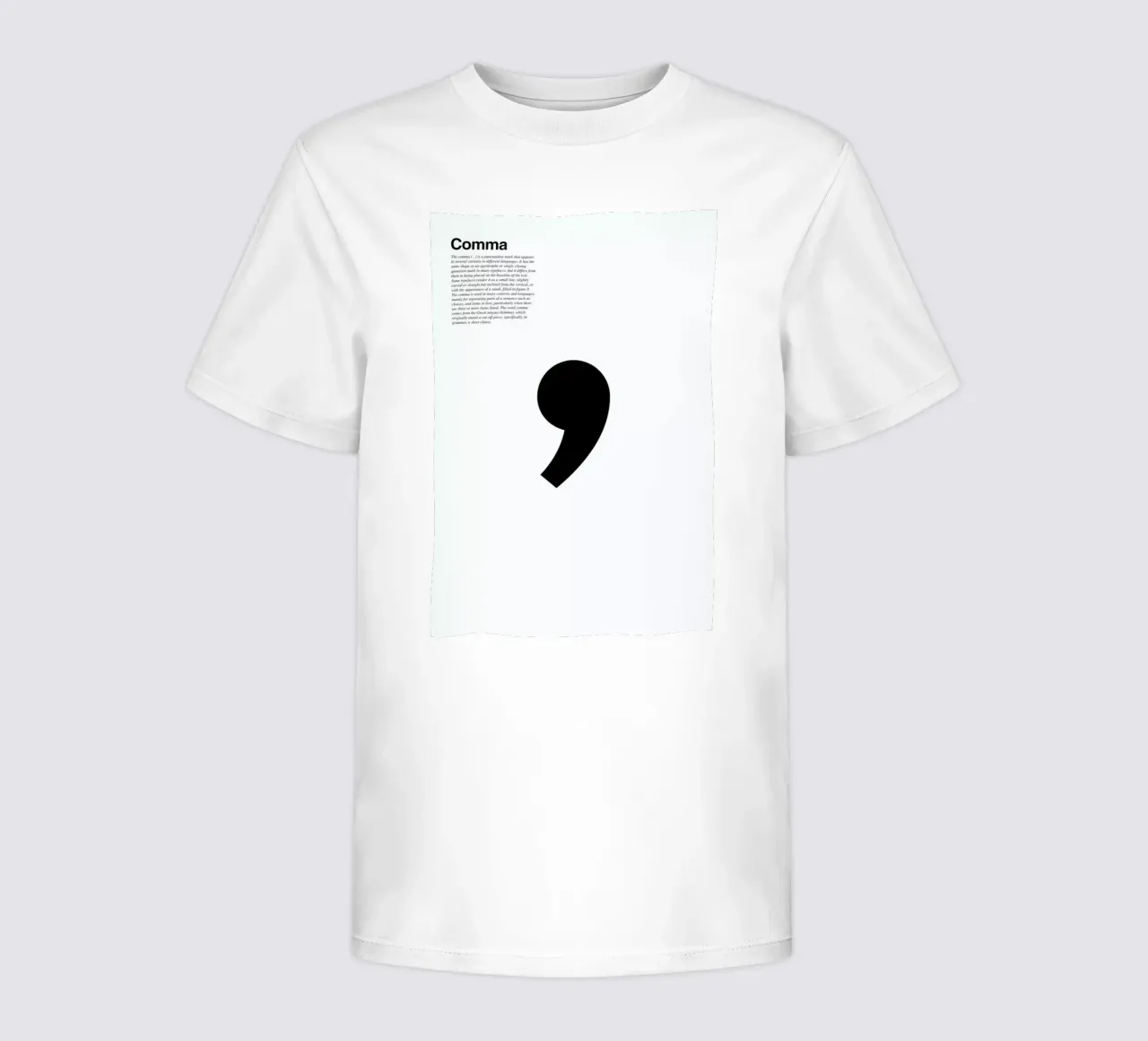 Comma t-shirt bambini da LeDieg