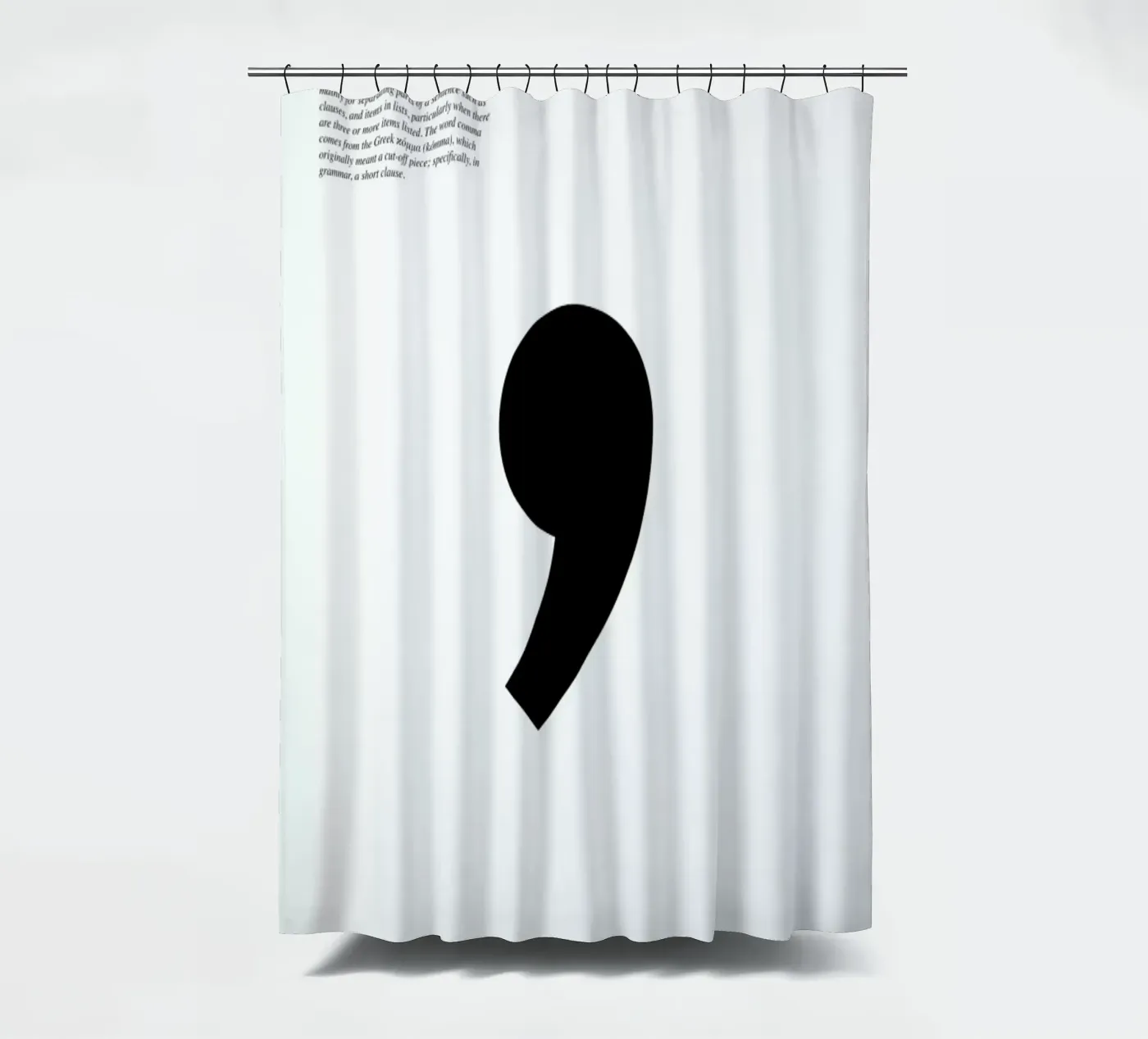 Comma Duschvorhang von LeDieg