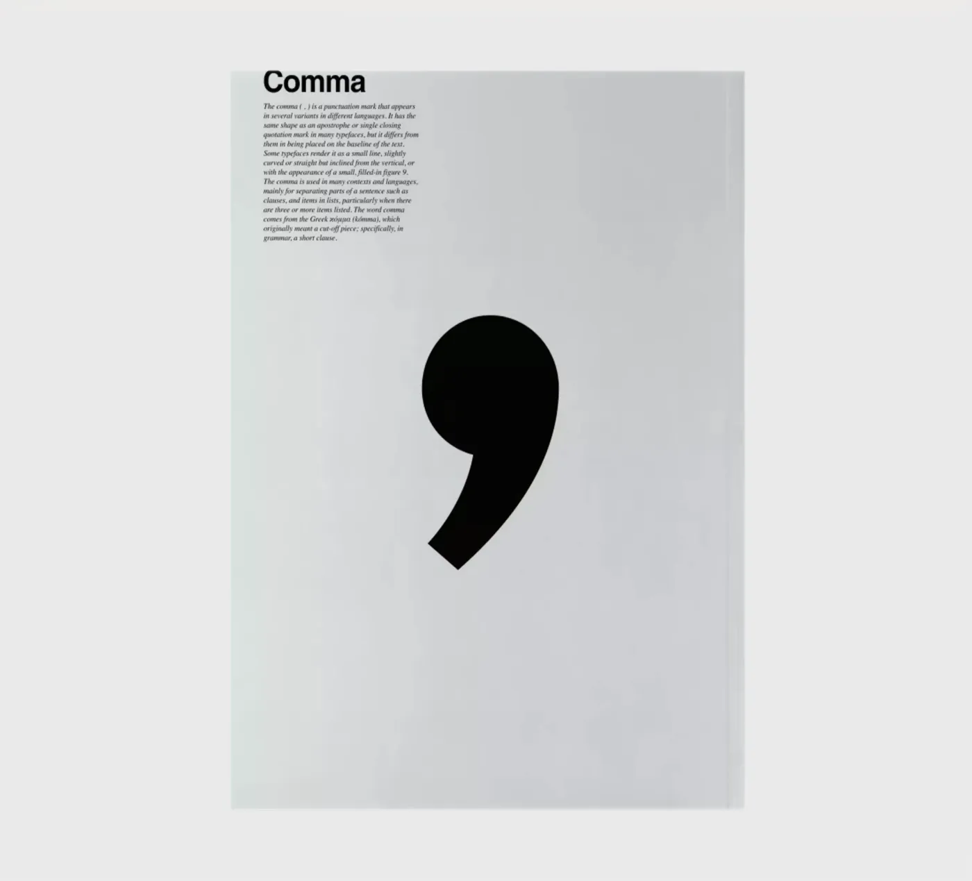 Comma notebook by LeDieg