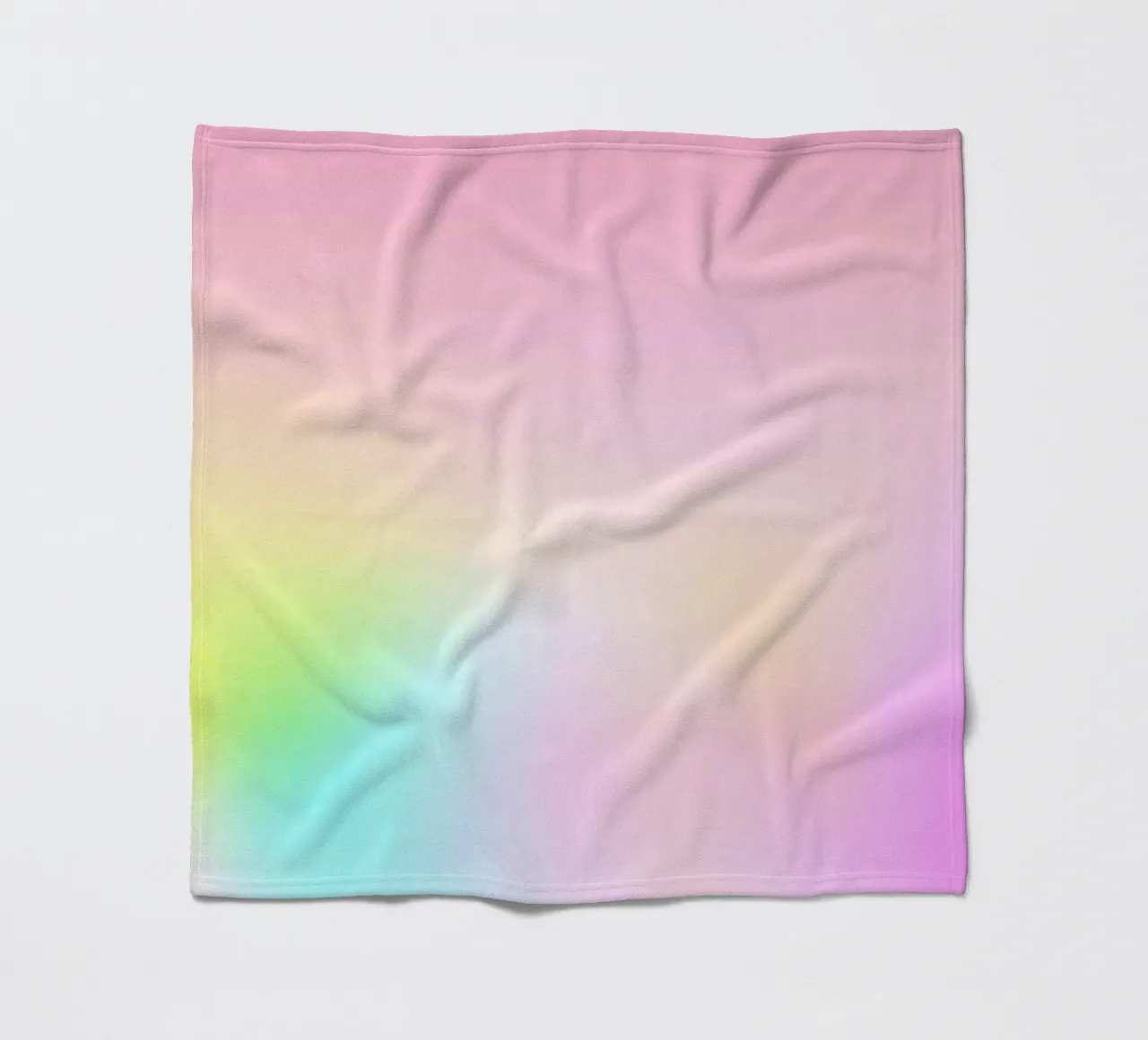 Ripetizione di Dream Dream - Gradiente arcobaleno sognante coperta in pile da Dominique Vari Words