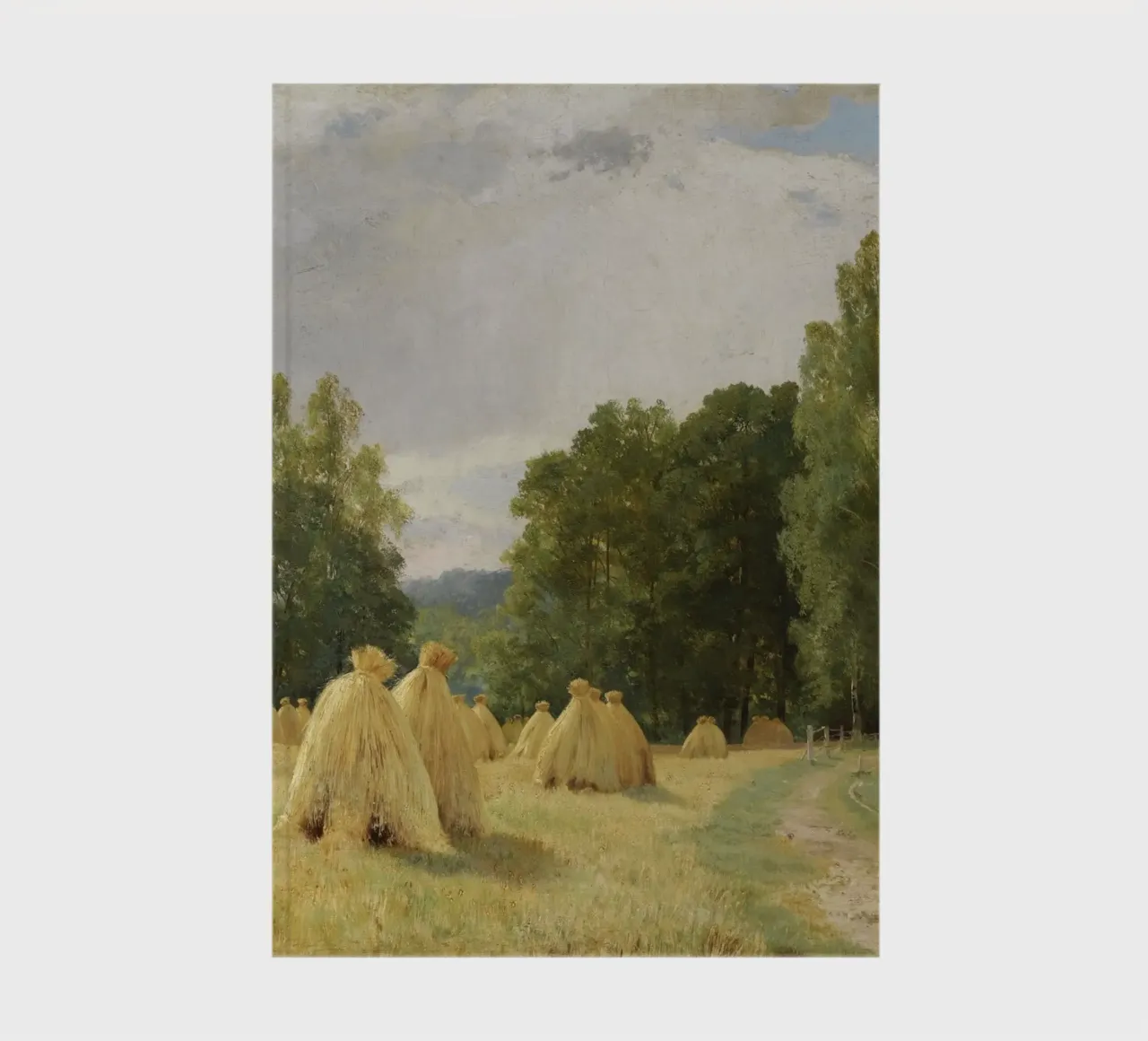 Ivan Shishkin - Haystacks notebook by William Store