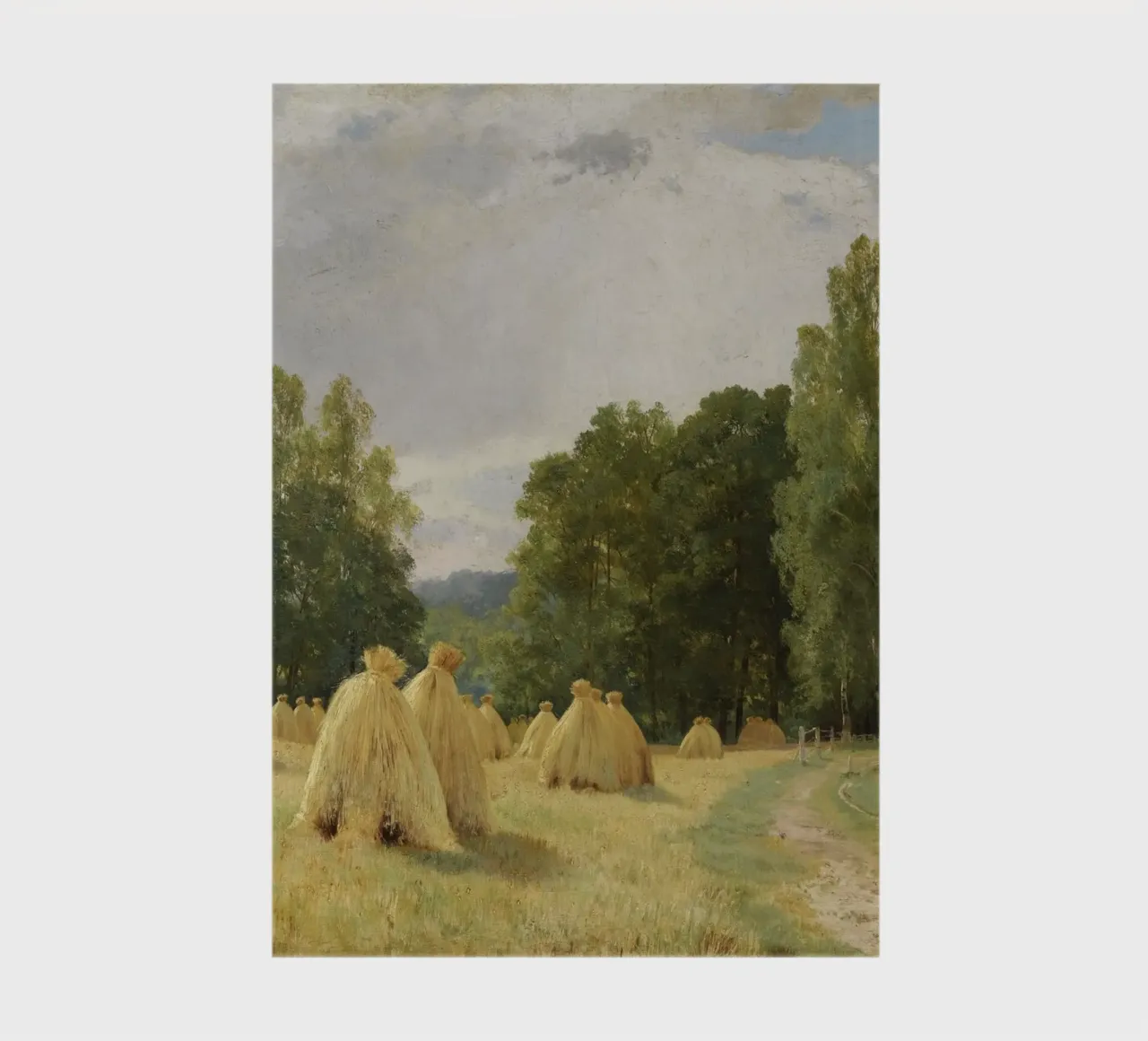 Ivan Shishkin - Haystacks notebook by William Store